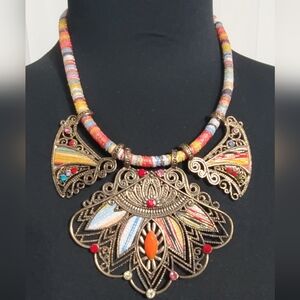 Colorful Orange Necklace Set